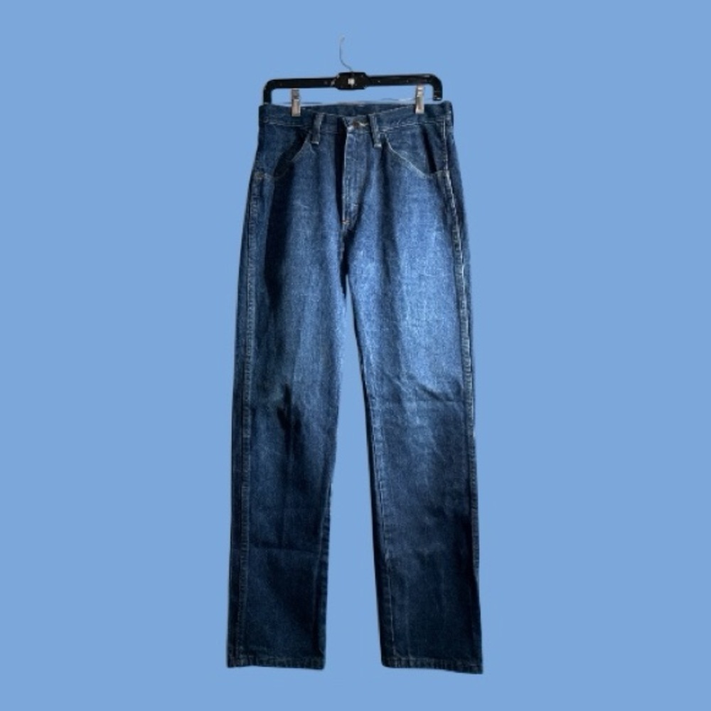 Wrangler Rustler Dark Blue Wash Denim Jeans NWOT Size 29 x 32